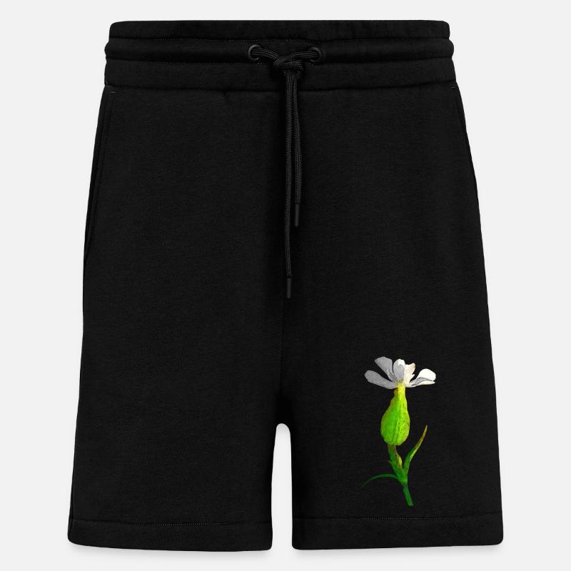 gartenblume, blütendesigns - Shorts - made by SPREAD - SOLID BLACK