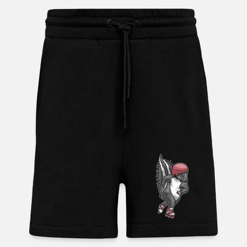 Stinktier Inline skating Rollschuhe - Shorts - made by SPREAD - SOLID BLACK