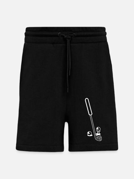 Golf golf club golf - Short bio décontracté fabriqué en UE - SOLID BLACK