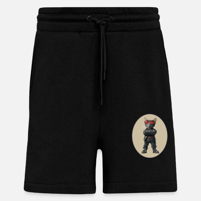 Katze - Shorts - made by SPREAD - SOLID BLACK