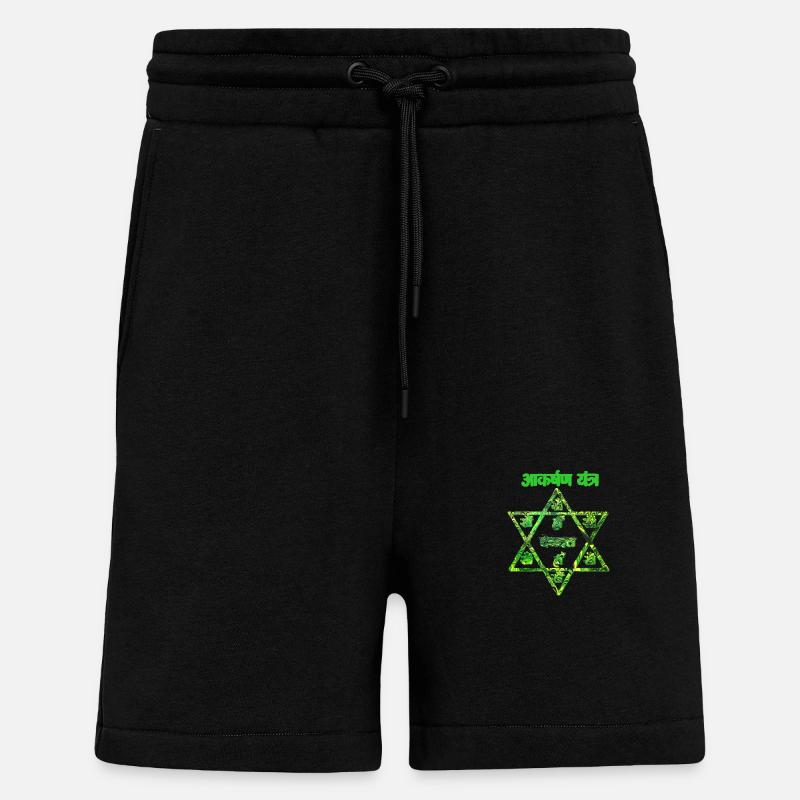 Akarshan Yantra E 35 - Shorts - made by SPREAD - SOLID BLACK