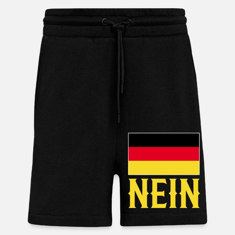 Germany No - Shorts - made by SPREAD - SOLID BLACK