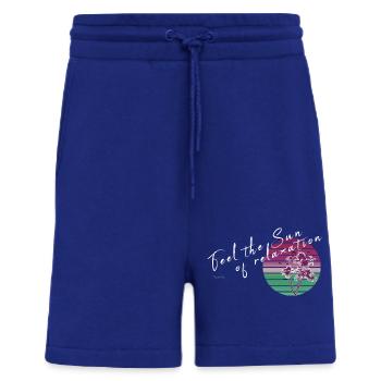 Sentez le soleil - Short bio décontracté fabriqué en UE - Iconic Blue - Devant