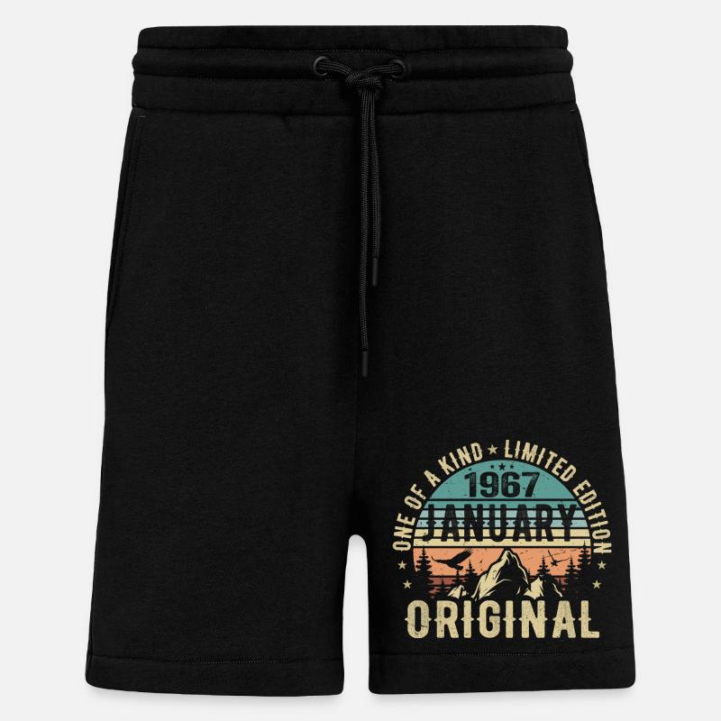 Ensemble de données 38 6 - Short bio décontracté fabriqué en UE - SOLID BLACK