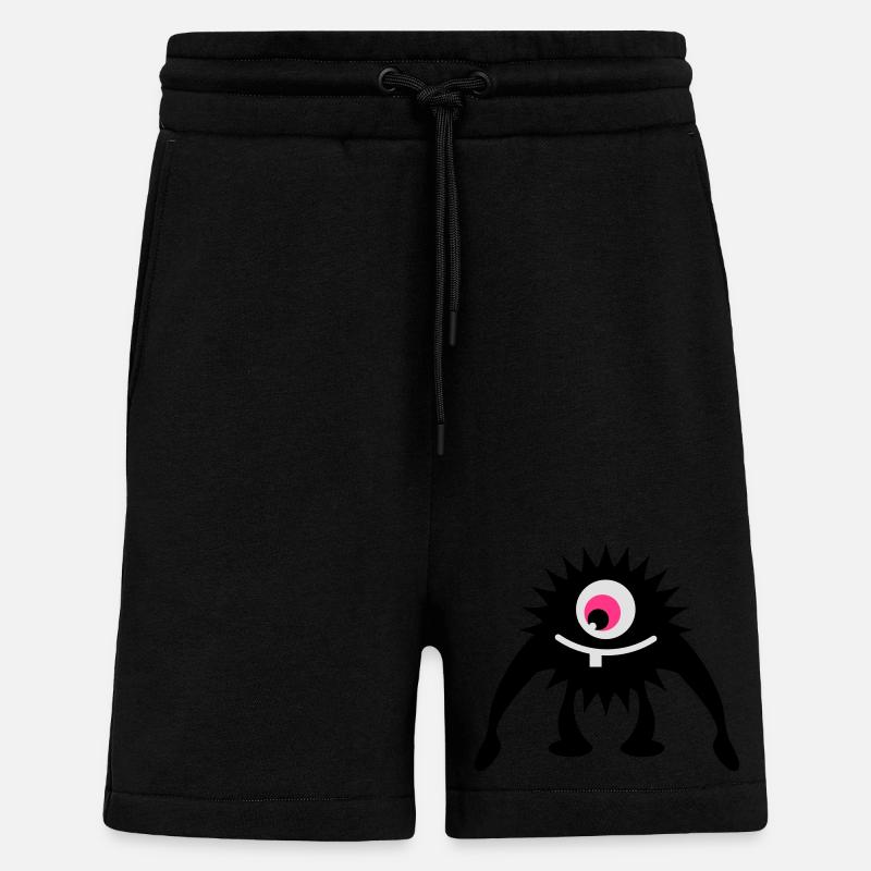 kleines einäugiges Monster - Shorts - made by SPREAD - SOLID BLACK