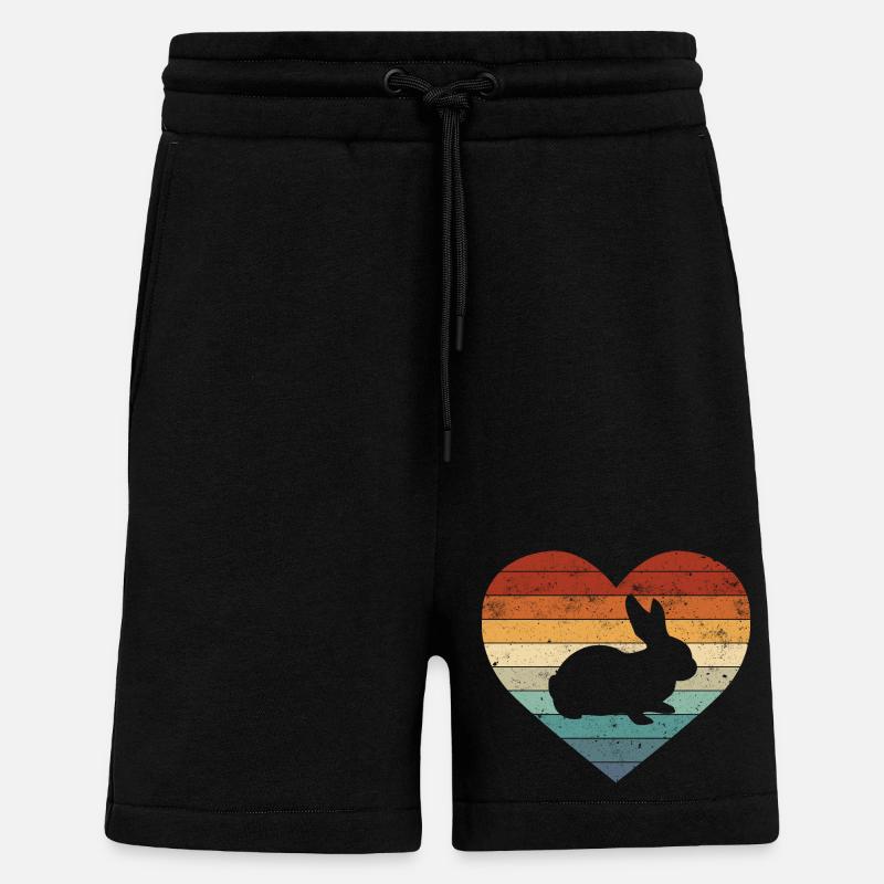 Rabbit - Shorts - made by SPREAD - SOLID BLACK