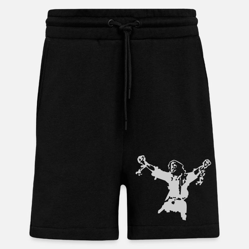 Freiheitskämpfer - Shorts - made by SPREAD - SOLID BLACK