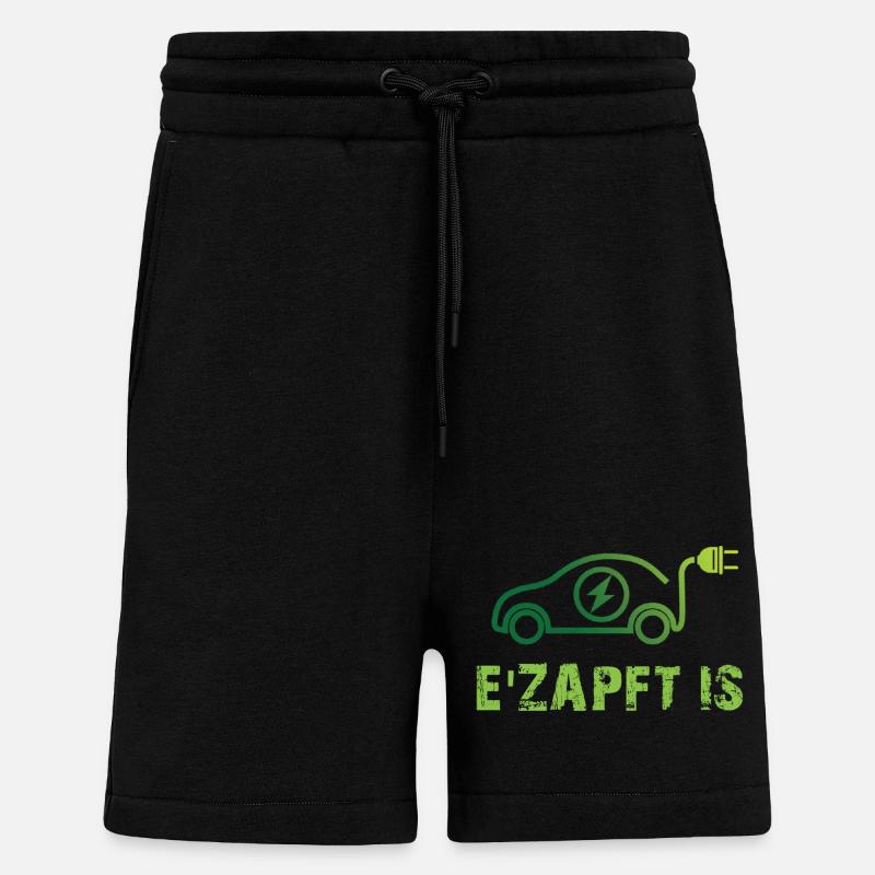  Elektrisches Auto Design - Shorts - made by SPREAD - SOLID BLACK