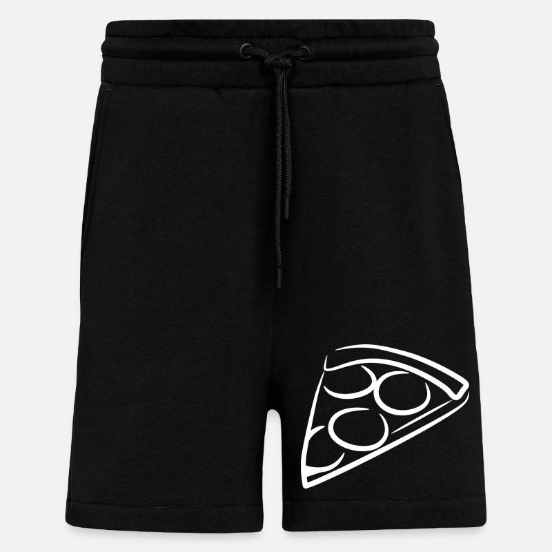 Pizza Skizze - Shorts - made by SPREAD - SOLID BLACK