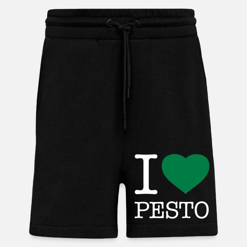 J’ADORE LE PESTO - Short bio décontracté fabriqué en UE - SOLID BLACK