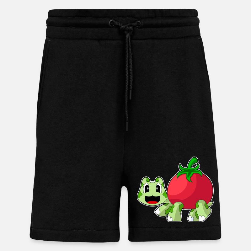 Turtle Tomato - Shorts - made by SPREAD - SOLID BLACK