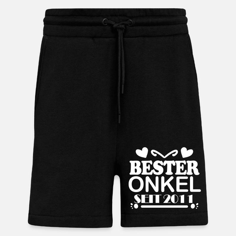 Best uncle since 2011 - Shorts - made by SPREAD - SOLID BLACK
