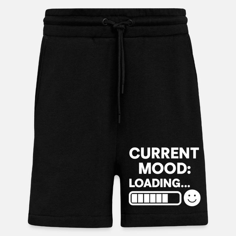 Current Mood Loading - Shorts - made by SPREAD - SOLID BLACK