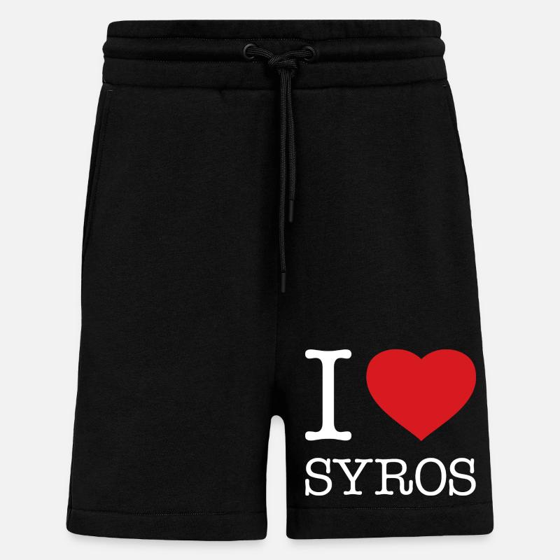 J’adore Syros - Short bio décontracté fabriqué en UE - SOLID BLACK