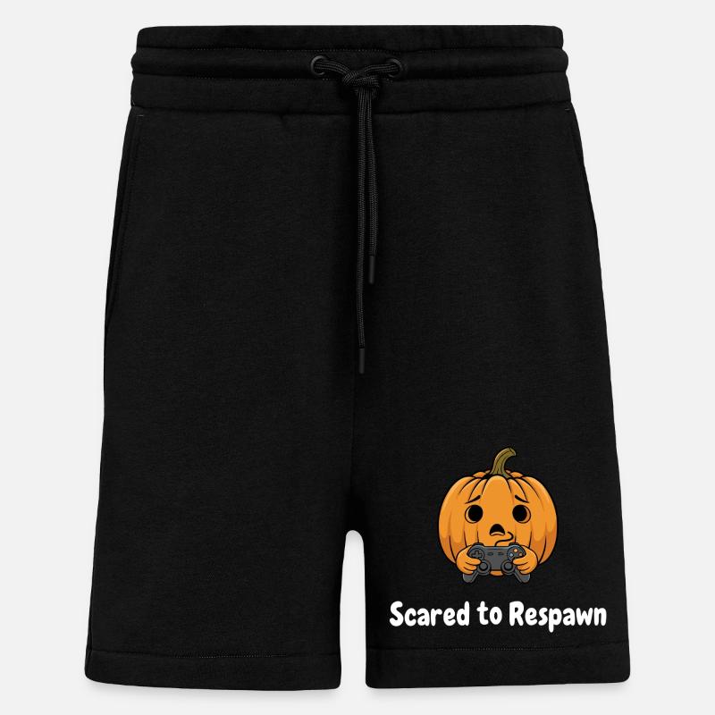 Kuerbis mit Controller Scared to Respawn - Shorts - made by SPREAD - SOLID BLACK