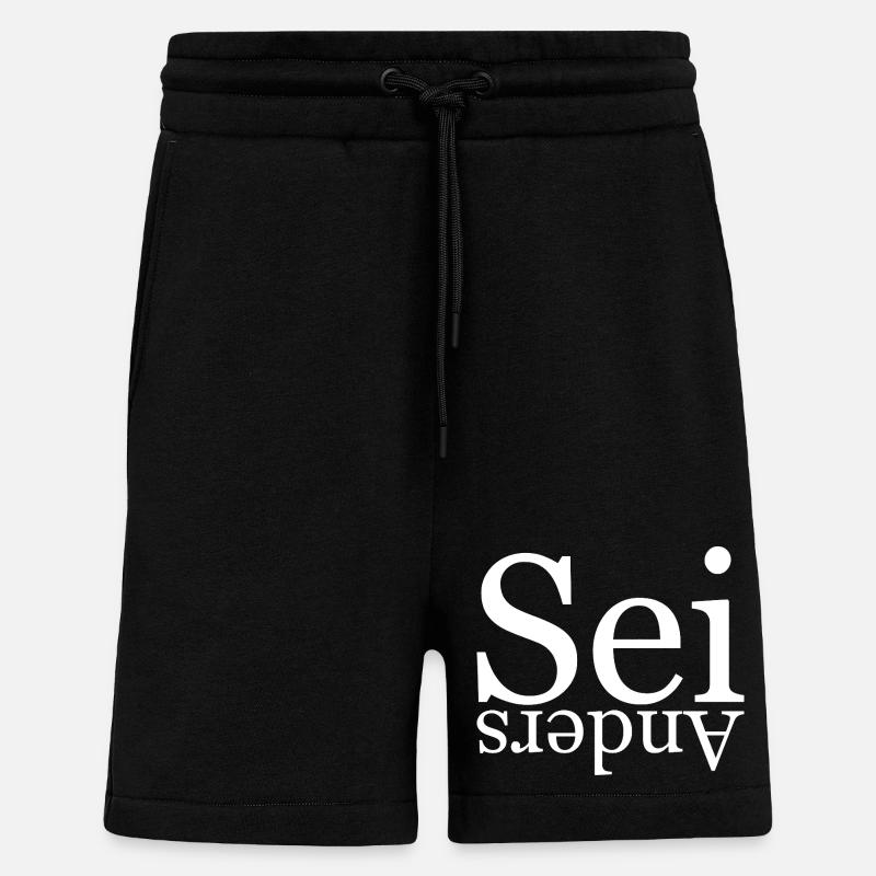 Sei anders - Shorts - made by SPREAD - SOLID BLACK