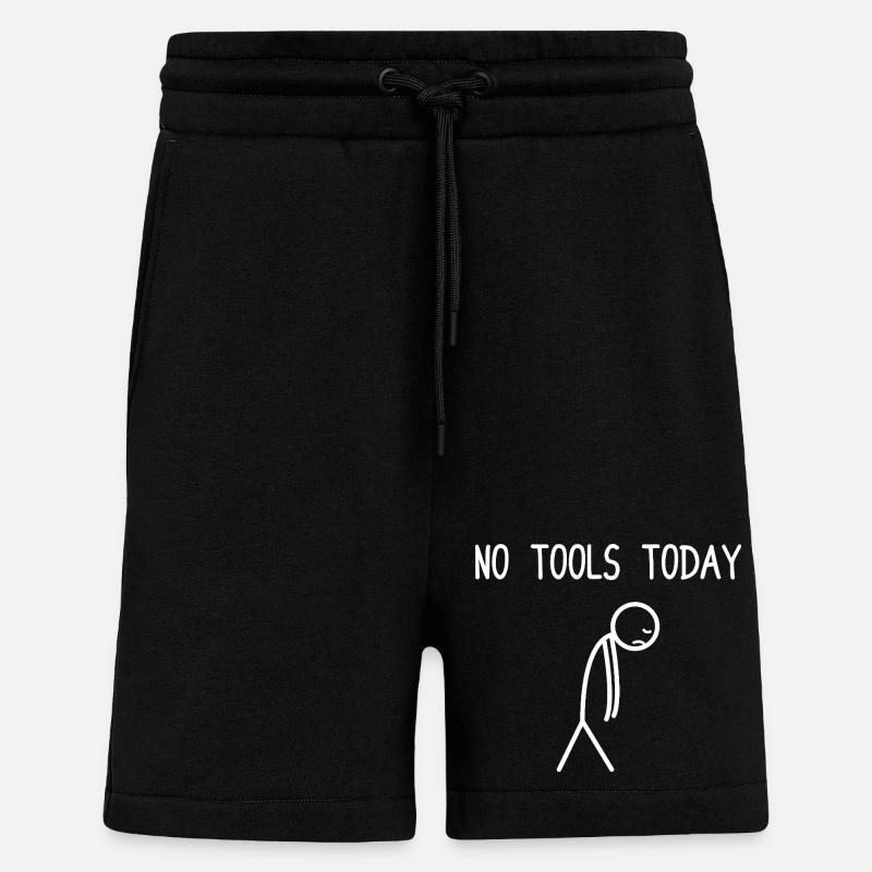 Plus d’outils aujourd’hui Bois tronçonneuse - Short bio décontracté fabriqué en UE - SOLID BLACK