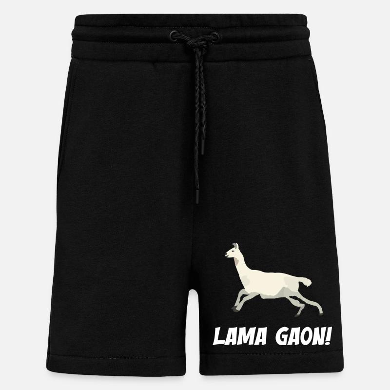 Lama Gaon - Short bio décontracté fabriqué en UE - SOLID BLACK