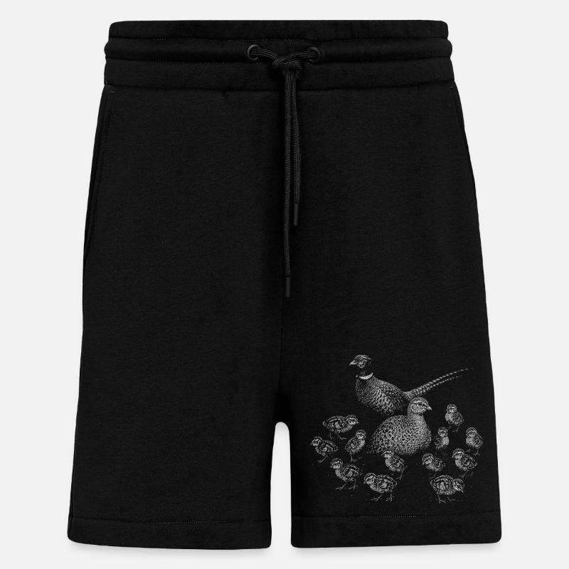 Pheasant - Shorts - made by SPREAD - SOLID BLACK