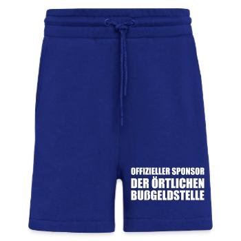 Offizieller Sponsor der Örtlichen Bußgeldstelle - Shorts - made by SPREAD - Iconic Blue - Vorne