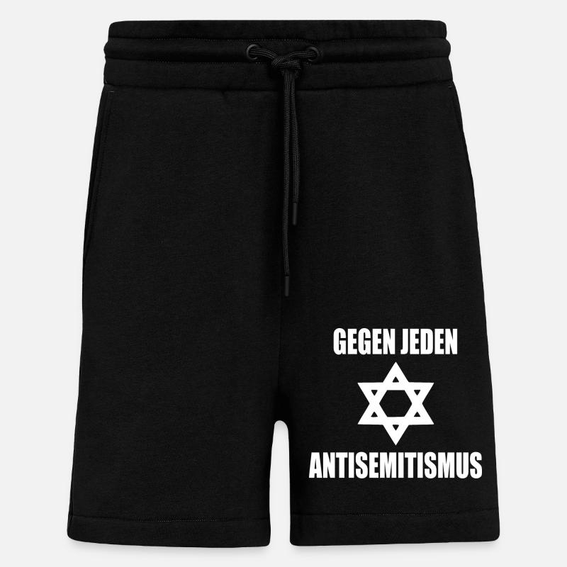 Gegen jeden antisemitismus - Shorts - made by SPREAD - SOLID BLACK