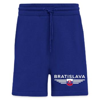 Bratislava, Slovaquie Style Design T-Shirt - Short bio décontracté fabriqué en UE - Iconic Blue - Devant