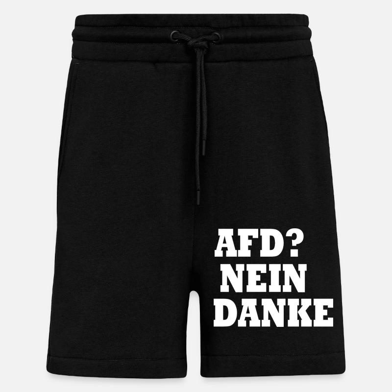 Afd nein danke - Shorts - made by SPREAD - SOLID BLACK