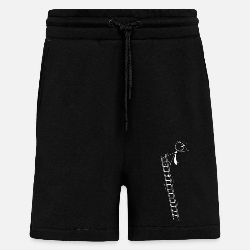échelle du succès - Short bio décontracté fabriqué en UE - SOLID BLACK