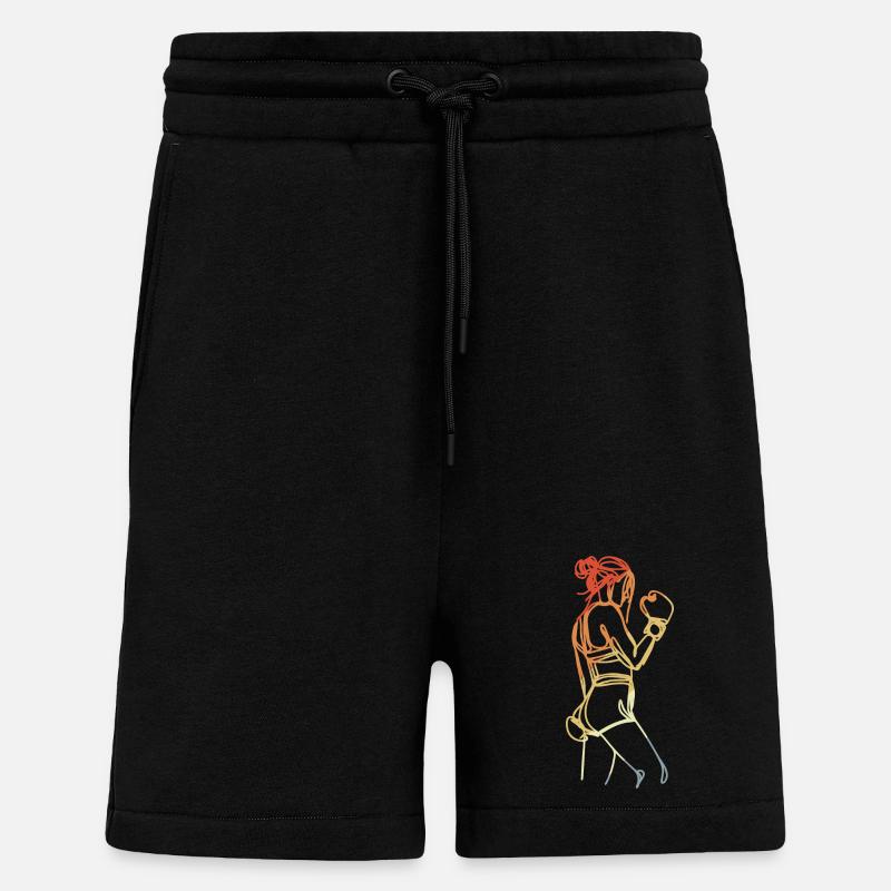 Weiblicher Boxer Retro - Shorts - made by SPREAD - SOLID BLACK