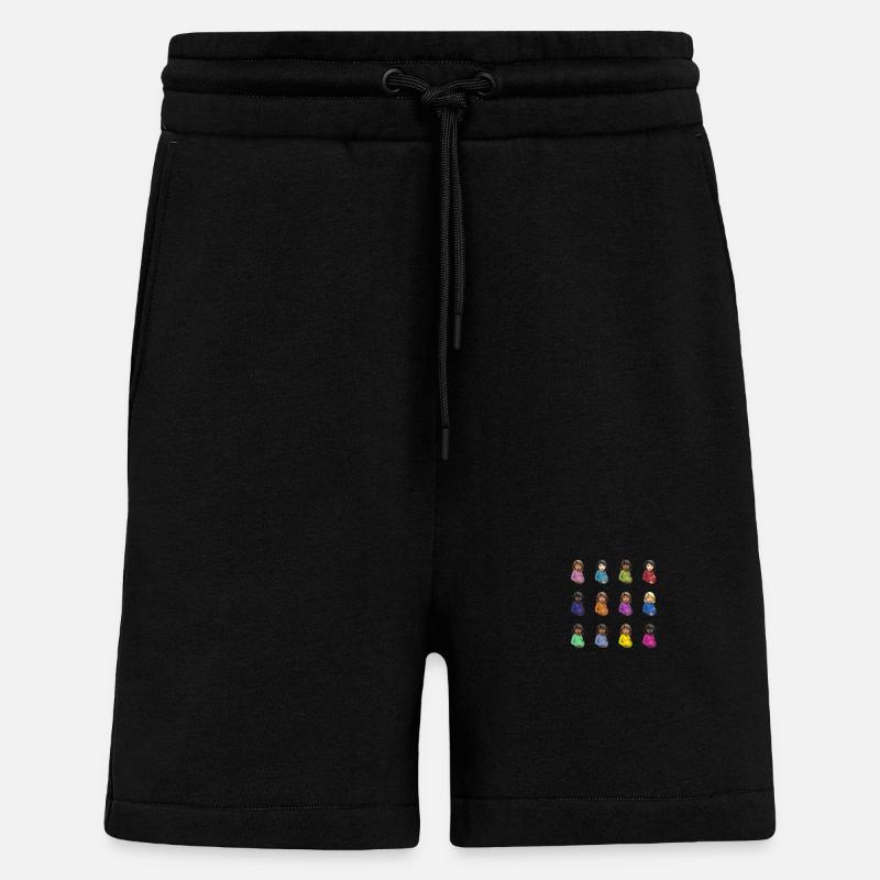 certified l0ver boy by dr4ke - Short bio décontracté fabriqué en UE - SOLID BLACK