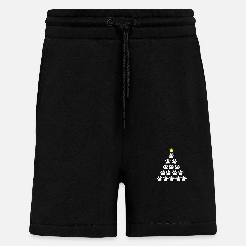 Weihnachtsbaum Pfote - Shorts - made by SPREAD - SOLID BLACK
