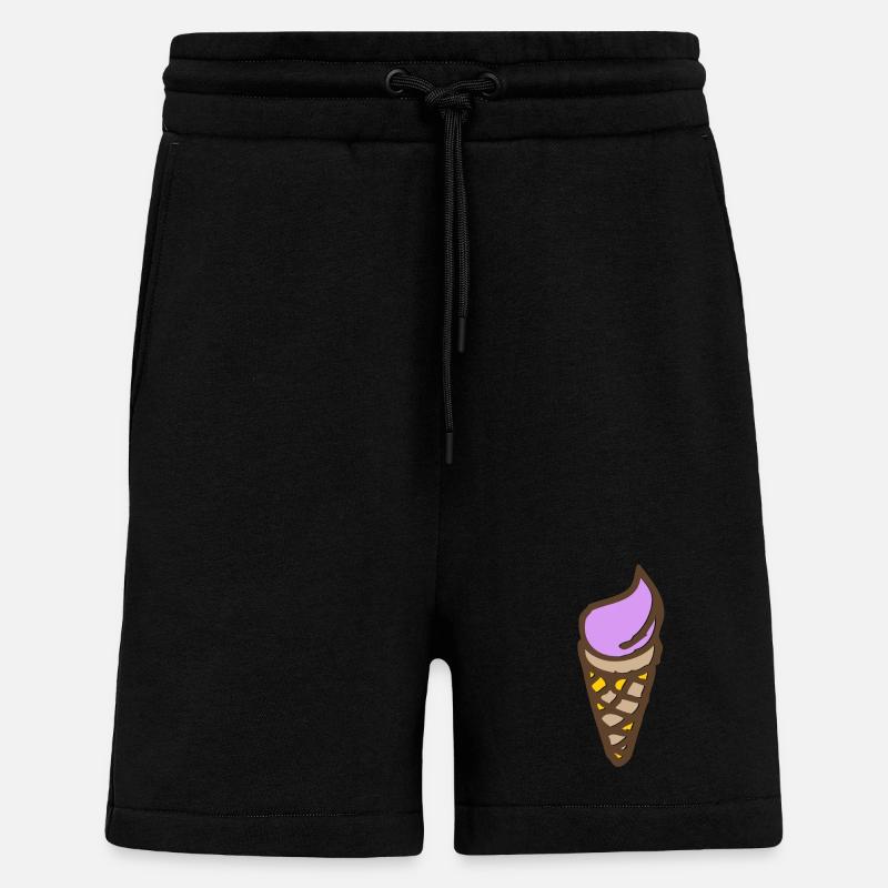 Eis - Softeis - Shorts - made by SPREAD - SOLID BLACK