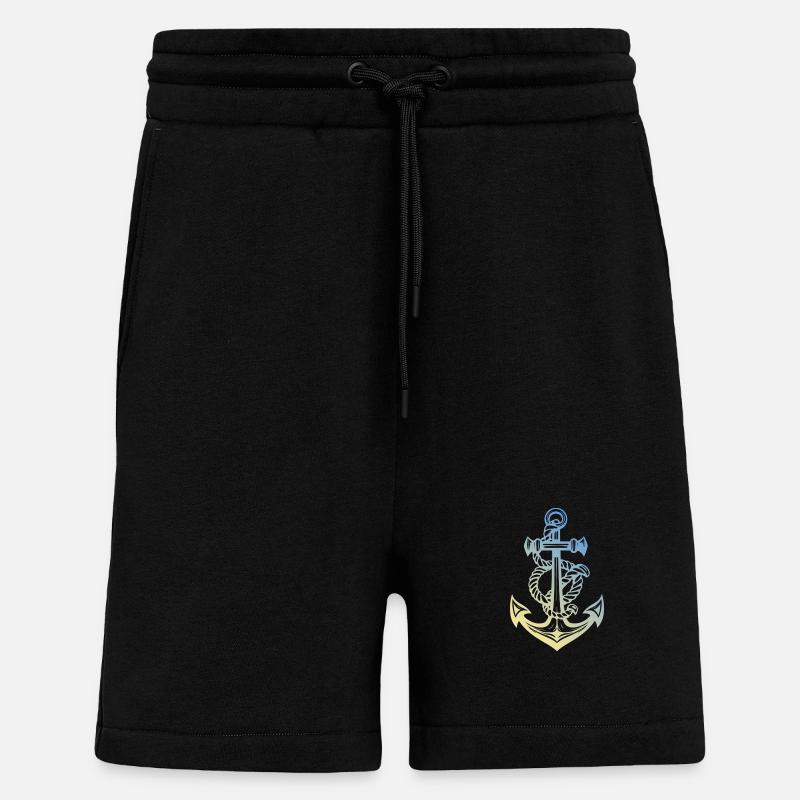 Anker Hafen - Shorts - made by SPREAD - SOLID BLACK