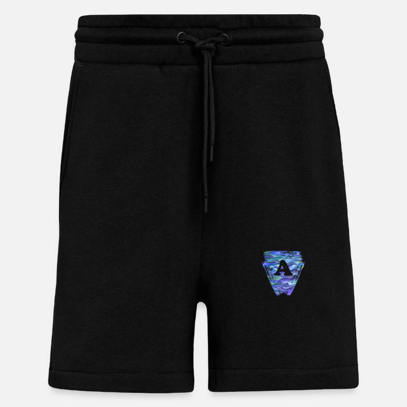 Triangle E 103 A - Short bio décontracté fabriqué en UE - SOLID BLACK