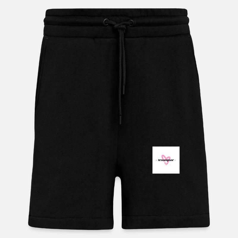 Couple de rêve 2024 - Short bio décontracté fabriqué en UE - SOLID BLACK