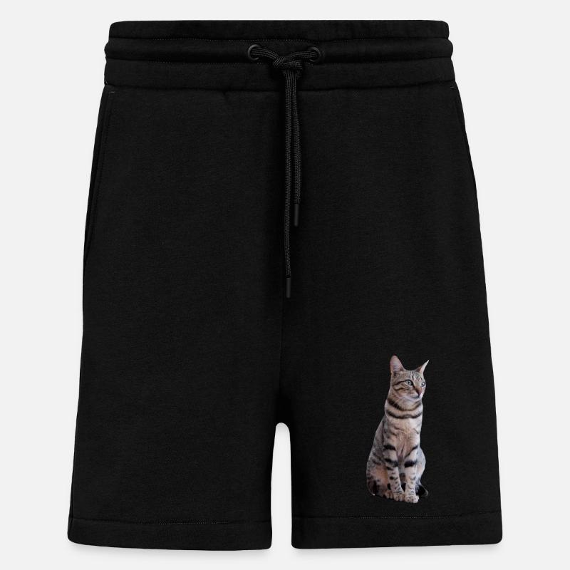 Katze Katzen Kätzchen Katzenshirt Geschenk - Shorts - made by SPREAD - SOLID BLACK