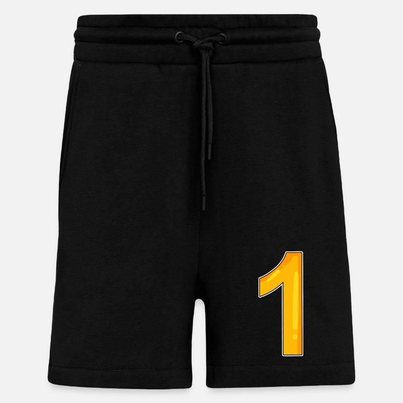 1 - Short bio décontracté fabriqué en UE - SOLID BLACK