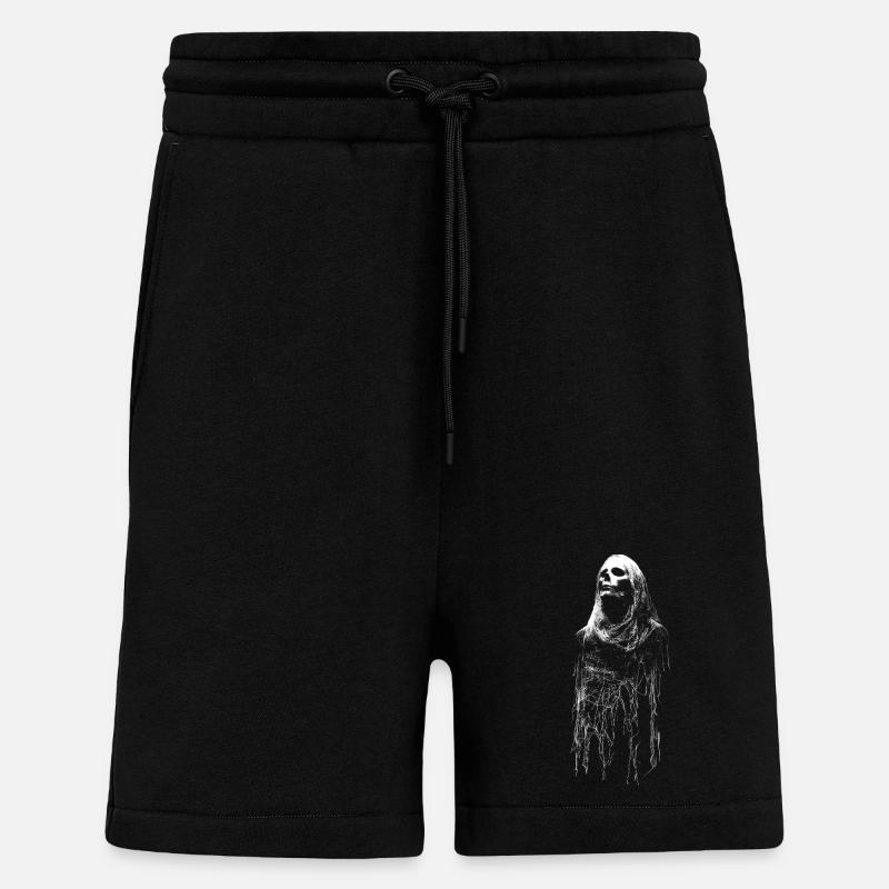 Schleiergeist im Spukgewand - Shorts - made by SPREAD - SOLID BLACK