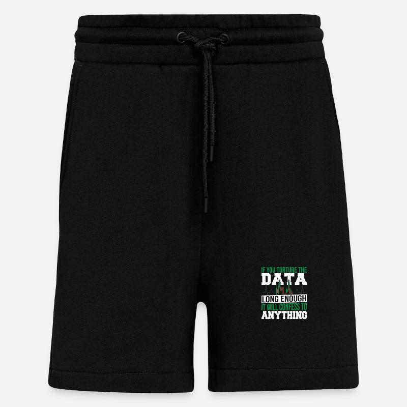 Datenanalyse Datenintegration Datenwissenschaft - Shorts - made by SPREAD - SOLID BLACK