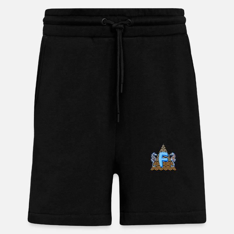 seepferdchen e 262 f - Shorts - made by SPREAD - SOLID BLACK