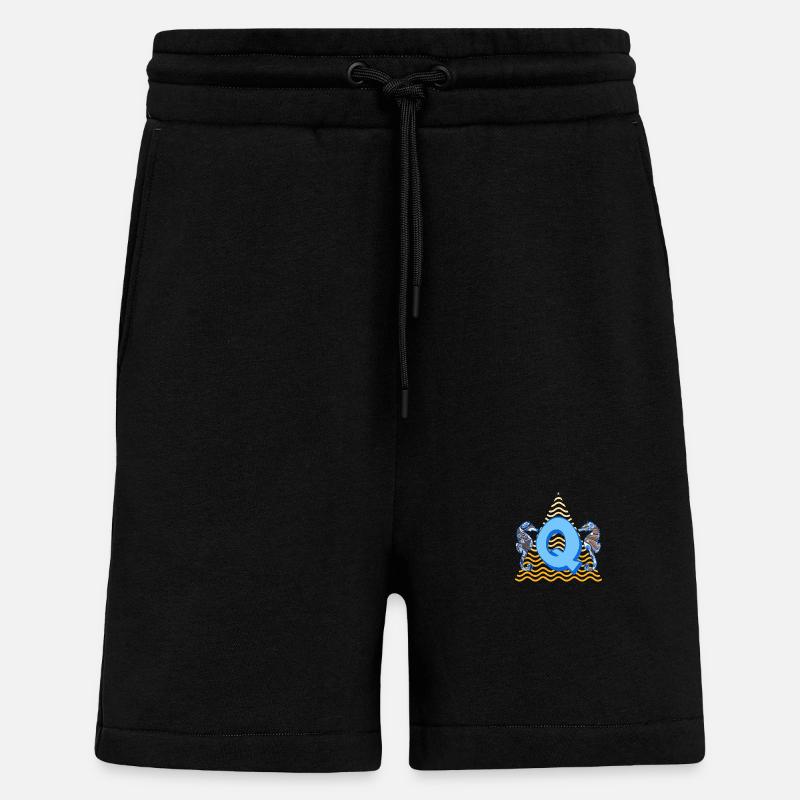 Seahorse E 262 Q - Short bio décontracté fabriqué en UE - SOLID BLACK