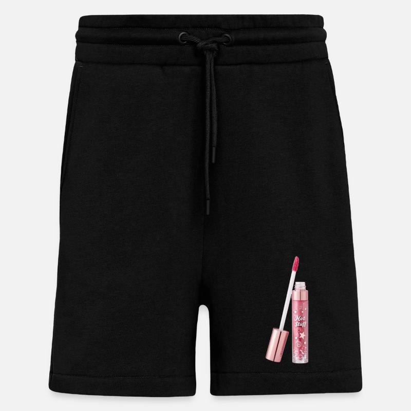 Lip gloss with glitter effect - Shorts - made by SPREAD - SOLID BLACK