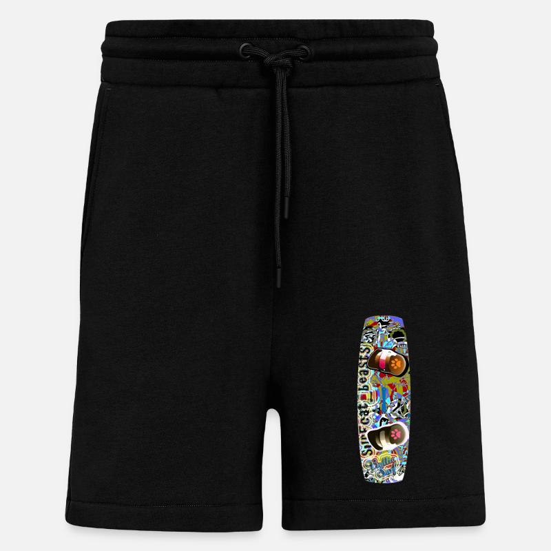 Kitesurf 3 - Short bio décontracté fabriqué en UE - SOLID BLACK