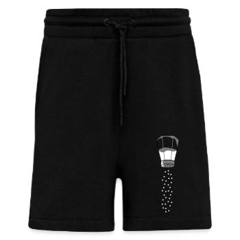 Salt shaker salt rain - Shorts - made by SPREAD - SOLID BLACK - Front