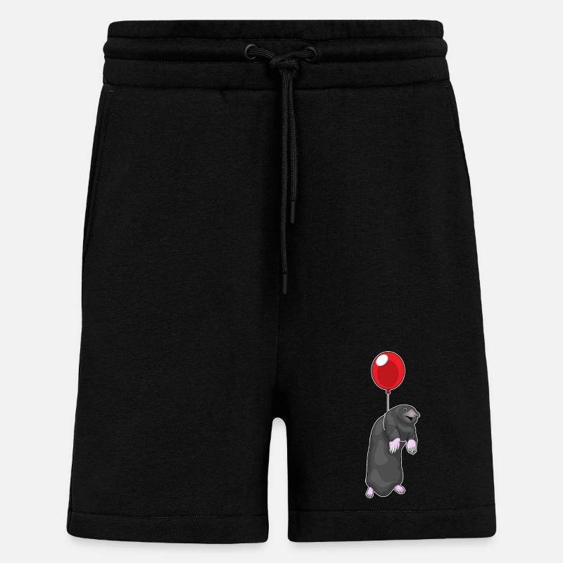 Mole Balloon - Shorts - made by SPREAD - SOLID BLACK