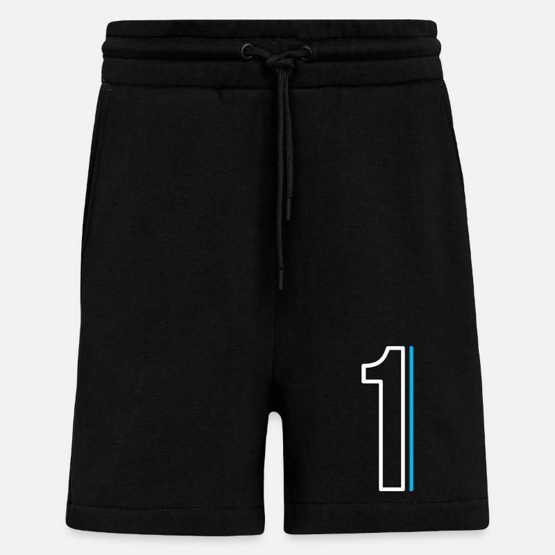 Nummer 1 - Eins - Shorts - made by SPREAD - SOLID BLACK