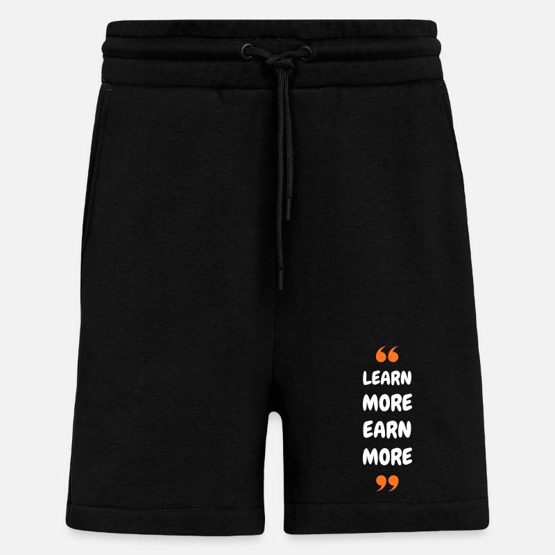 En savoir plus Gagnez plus - Short bio décontracté fabriqué en UE - SOLID BLACK