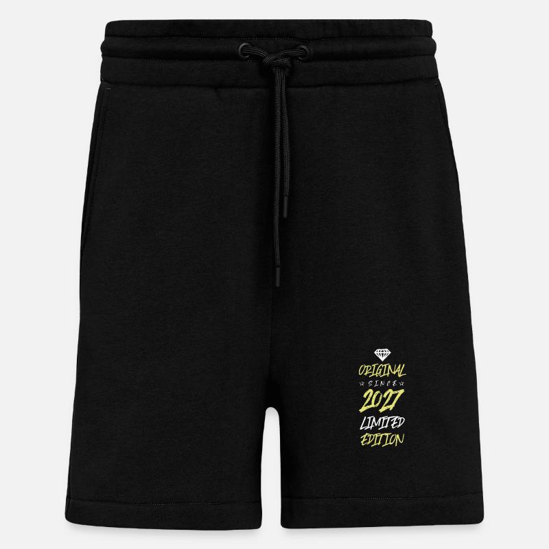 Édition limitée 2027 - Short bio décontracté fabriqué en UE - SOLID BLACK