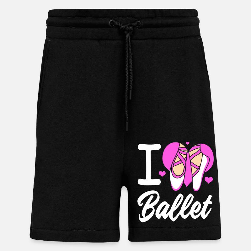 Ballet Ballet Dancer - Shorts - made by SPREAD - SOLID BLACK