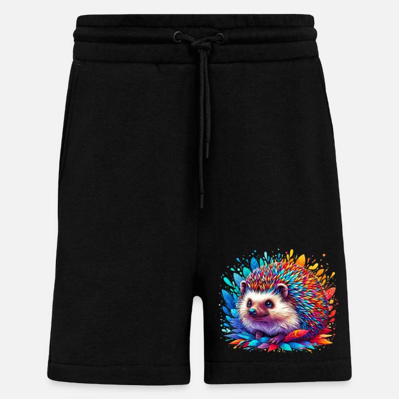 Hedgehog - Shorts - made by SPREAD - SOLID BLACK